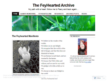 Tablet Screenshot of feyhearted.wordpress.com