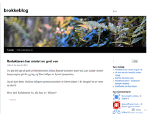 Tablet Screenshot of brokkeblog.wordpress.com