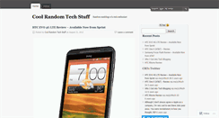 Desktop Screenshot of coolrandomtechstuff.wordpress.com