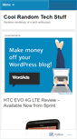 Mobile Screenshot of coolrandomtechstuff.wordpress.com