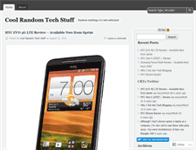 Tablet Screenshot of coolrandomtechstuff.wordpress.com
