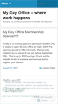 Mobile Screenshot of mydayoffice.wordpress.com