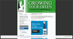 Desktop Screenshot of growingyourgreen.wordpress.com