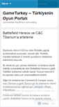 Mobile Screenshot of gameturkey.wordpress.com
