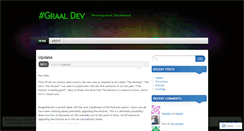 Desktop Screenshot of graaldev.wordpress.com