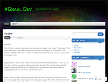 Tablet Screenshot of graaldev.wordpress.com