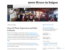 Tablet Screenshot of 9khoursinsaigon.wordpress.com