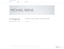 Tablet Screenshot of michaelreene.wordpress.com