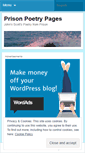 Mobile Screenshot of prisonpoetrycollection.wordpress.com