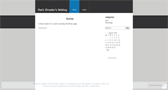 Desktop Screenshot of markshrader.wordpress.com