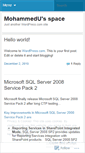 Mobile Screenshot of mohammedu.wordpress.com