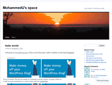 Tablet Screenshot of mohammedu.wordpress.com