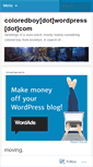Mobile Screenshot of coloredboy.wordpress.com