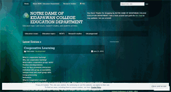 Desktop Screenshot of educationstudents.wordpress.com