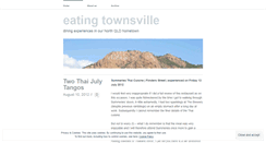 Desktop Screenshot of eatingtownsville.wordpress.com