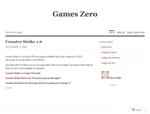 Tablet Screenshot of gameszerolag.wordpress.com