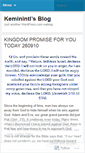 Mobile Screenshot of keminintl.wordpress.com