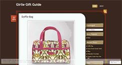 Desktop Screenshot of girliegiftguide.wordpress.com