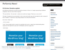 Tablet Screenshot of performianews.wordpress.com