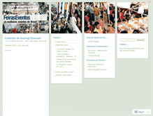 Tablet Screenshot of feiraseventos.wordpress.com