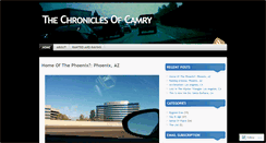 Desktop Screenshot of chroniclesofcamry.wordpress.com