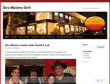 Tablet Screenshot of giromaximogrill.wordpress.com