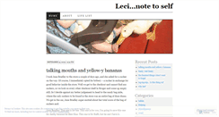 Desktop Screenshot of leci.wordpress.com