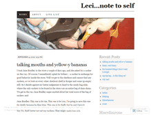 Tablet Screenshot of leci.wordpress.com