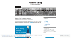 Desktop Screenshot of nullblick.wordpress.com