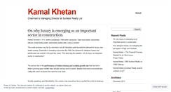 Desktop Screenshot of kamalkhetan.wordpress.com