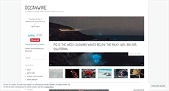 Desktop Screenshot of oceanwire.wordpress.com