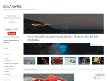 Tablet Screenshot of oceanwire.wordpress.com