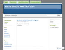 Tablet Screenshot of mossofficialpandanda.wordpress.com