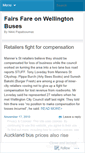 Mobile Screenshot of fairsfareonwellingtonbuses.wordpress.com