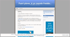 Desktop Screenshot of fuoripiove.wordpress.com