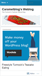 Mobile Screenshot of caramelblog.wordpress.com