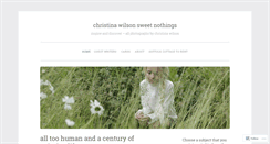 Desktop Screenshot of christinawilson.wordpress.com