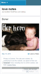 Mobile Screenshot of ourlovenotes.wordpress.com
