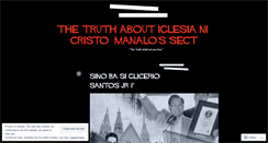 Desktop Screenshot of iglesianicristo.wordpress.com