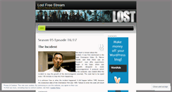 Desktop Screenshot of loststreaming.wordpress.com