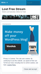 Mobile Screenshot of loststreaming.wordpress.com