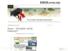 Tablet Screenshot of krimtraining.wordpress.com