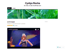 Tablet Screenshot of cyntyasilvarocha.wordpress.com