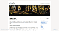 Desktop Screenshot of kahviaika.wordpress.com