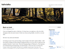 Tablet Screenshot of kahviaika.wordpress.com