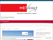 Tablet Screenshot of metropolitanliving.wordpress.com
