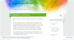 Desktop Screenshot of fugindopronorte.wordpress.com