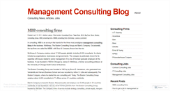Desktop Screenshot of managementconsultingjobs.wordpress.com