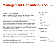 Tablet Screenshot of managementconsultingjobs.wordpress.com