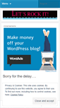Mobile Screenshot of letsrockit.wordpress.com